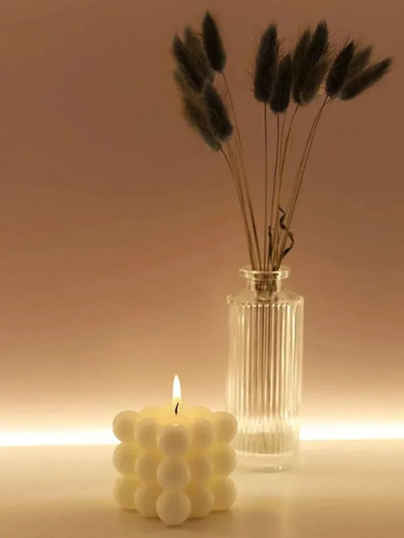 Vela Decorativa Aromática em Forma de Bola – Cera de Soja
