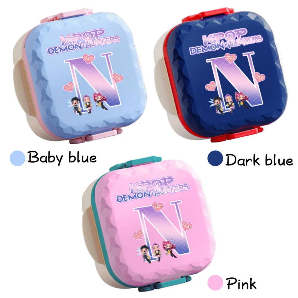 Lancheira K-Pop 800 ml – Caixa com Utensílios com BPA