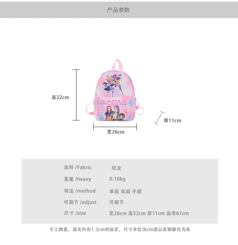 Mochila Infantil Rosa – Leve, Compacta e Ideal para o Jardim de Infância