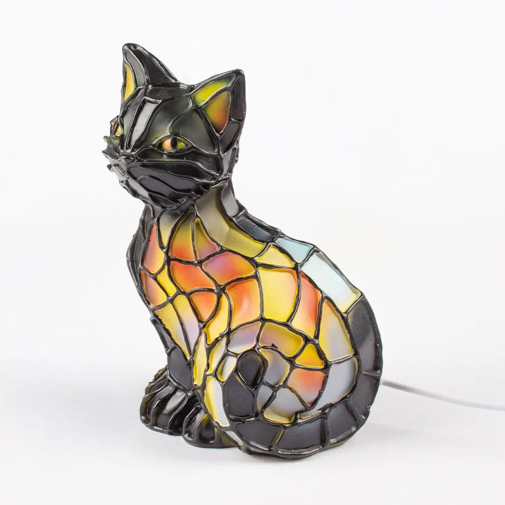 Candeeiro LED Decorativo em Forma de Gato