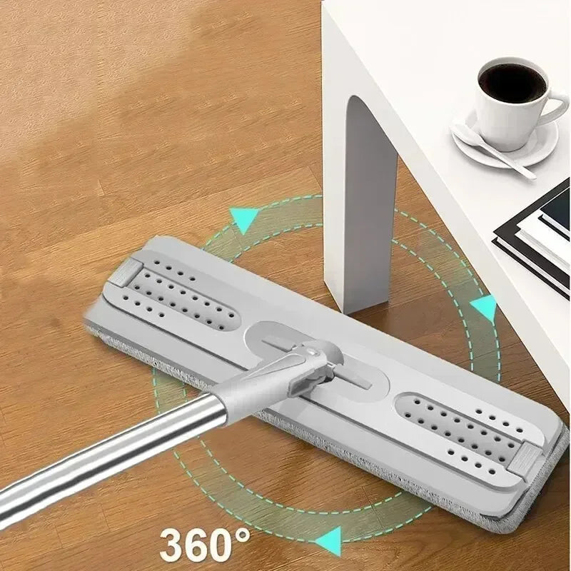 Mop Giratório JOYBOS com Sistema Automático de Limpeza com Balde, Rotação 360°, Lavável.