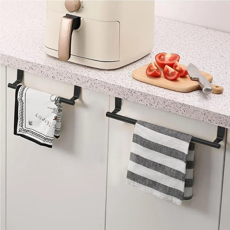 Toalheiro de Porta para Armário – Suporte em Aço Sem Furos