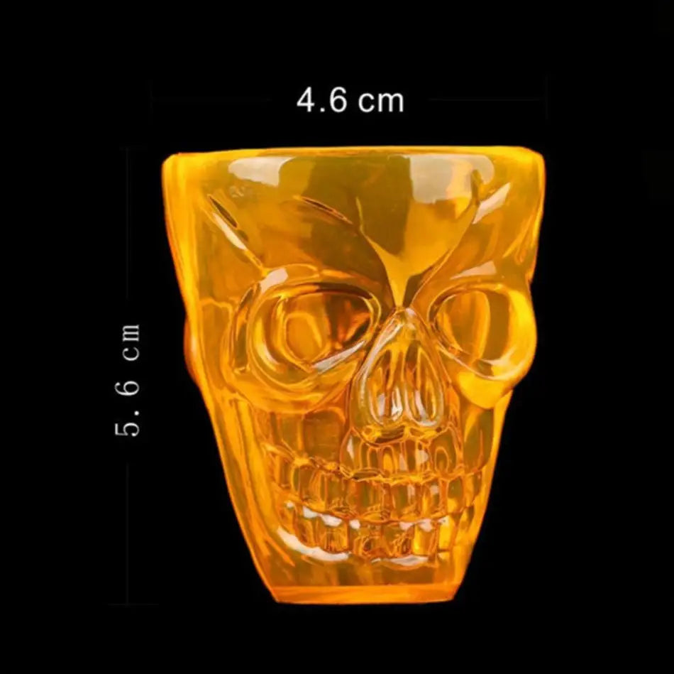 Conjunto de 4 Copos de Vinho Fantasma – Decoração de Halloween