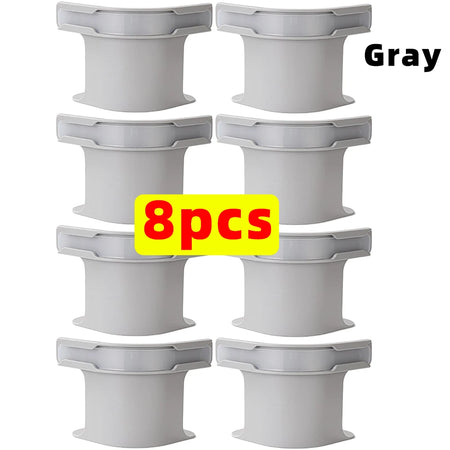 Gray- 8pcs