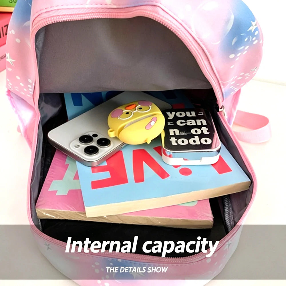Mochila Infantil Rosa – Leve, Compacta e Ideal para o Jardim de Infância