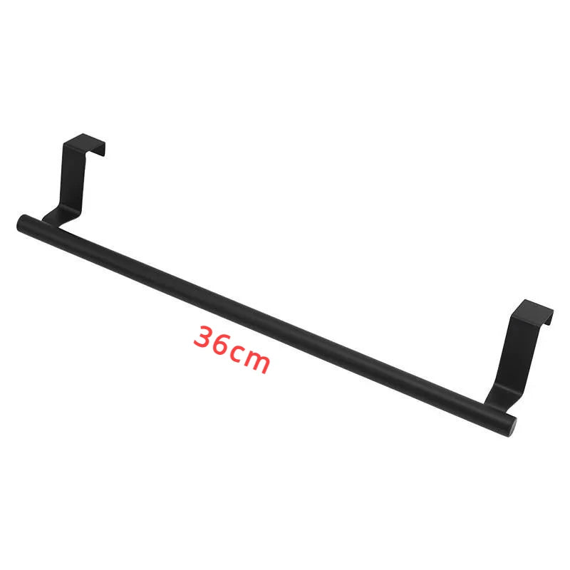 Toalheiro de Porta para Armário – Suporte em Aço Sem Furos