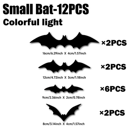 Color Small Bat-12PC